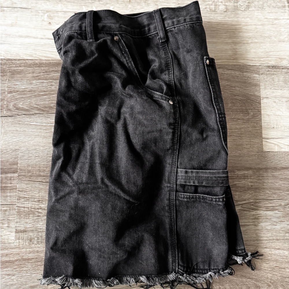 MNML Distressed Black Jeans